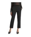 Vince Velvet-trim Pull-on Pants In Black In Black
