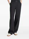 Vince Elastic-waist Trousers In Black