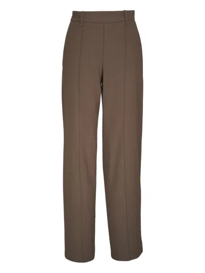 Vince Elasticated-waist Trousers In Brown