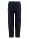 Vince Tailored Trousers With Side And Back Pockets In Blue