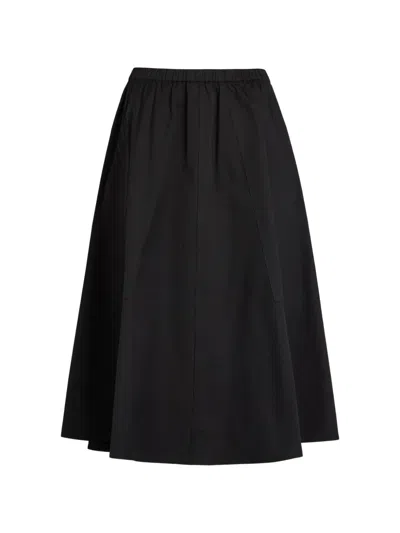 Vince Elasticated-waist Maxi Skirt In Black