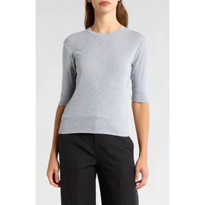 Vince Elbow Length Sleeve Sweater In Gray