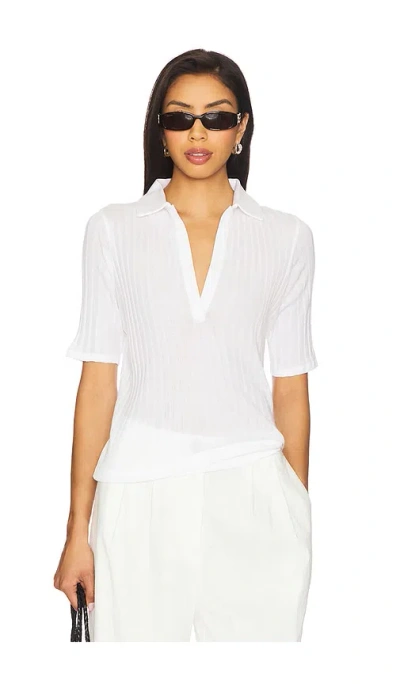 Vince Elbow Sleeve Polo