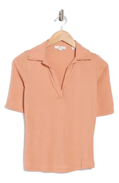 Vince Elbow Sleeve Polo