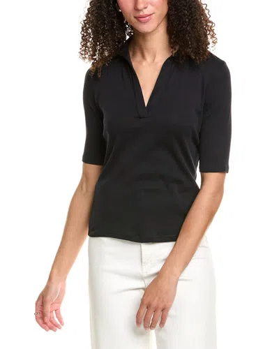 VINCE VINCE ELBOW-SLEEVE POLO SHIRT