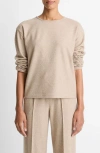 Vince Elevated Wool Blend Sweater In Neutral
