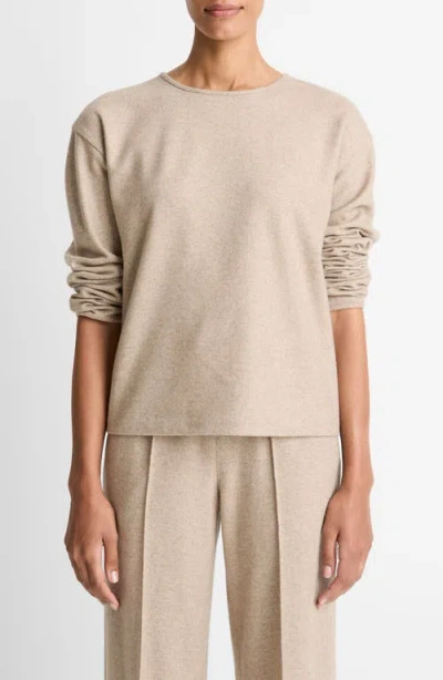 Vince Elevated Wool Blend Sweater In Neutral