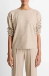 Vince Elevated Wool Blend Sweater In Neutral