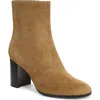Vince Luca Suede Ankle Boots In Nude