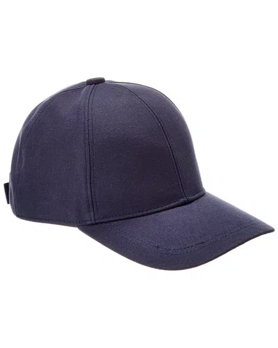 Vince Embroidered Baseball Cap In Blue