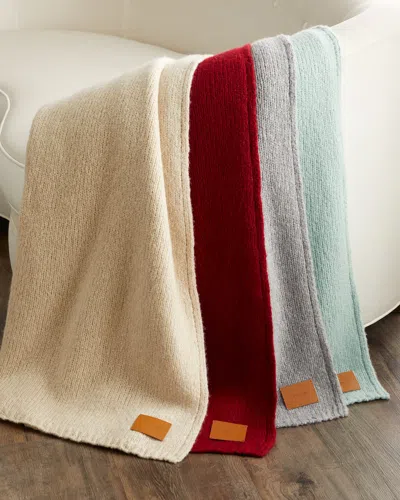 Vince Emil Cashmere-blend Throw Blanket, 50" X 70" In Brown