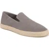 Vince Men's Emmit Slip On Espadrille Loafers In Smoke Grey