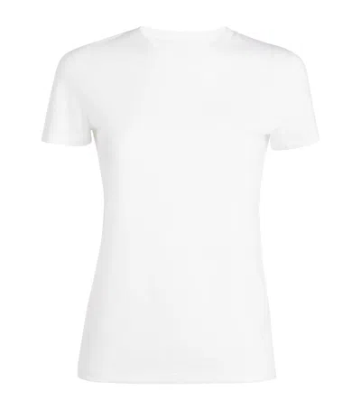 Vince Essential Crew T Shirt In White