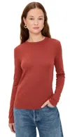Vince Essential Crew Tee Tuscan Red