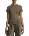 Vince Essential Crew Top In Green