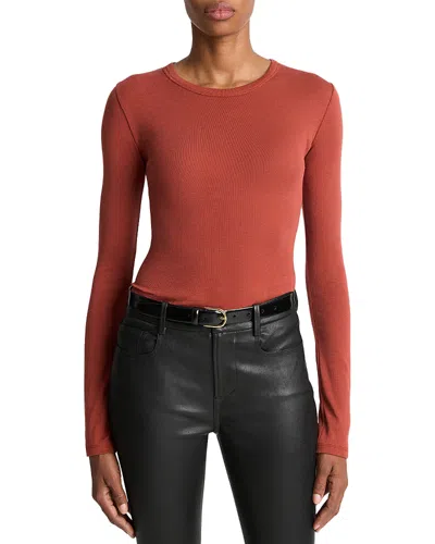 VINCE ESSENTIAL LONG SLEEVE CREWNECK TEE