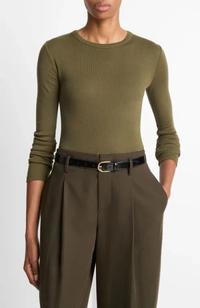 VINCE VINCE ESSENTIAL LONG SLEEVE PIMA COTTON & MODAL T-SHIRT