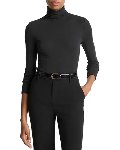 VINCE ESSENTIAL LONG SLEEVED TURTLENECK TOP