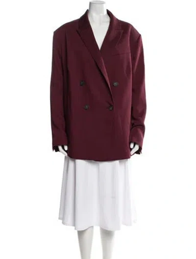 Pre-owned Vince Evening Jacket In Burgundy