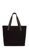 Vince Extra Large Canvas Tote In Black