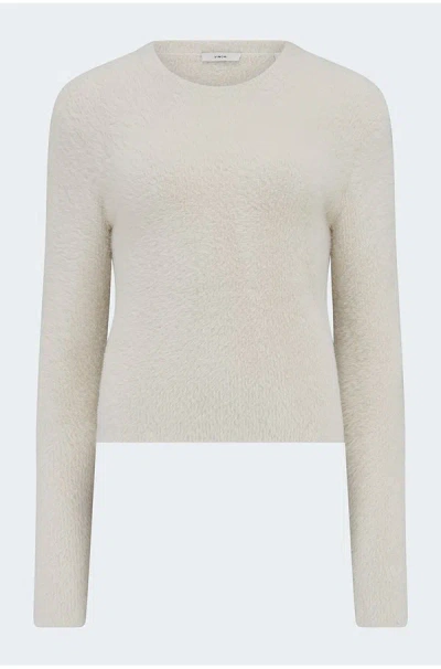 Vince Eyelash Crew Neck Sweater In Chiffon In Neutral