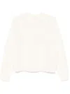 Vince Fair Isle-patterned Wool Sweater In White