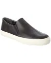 VINCE VINCE FARRAN-B LEATHER SLIP-ON SNEAKER