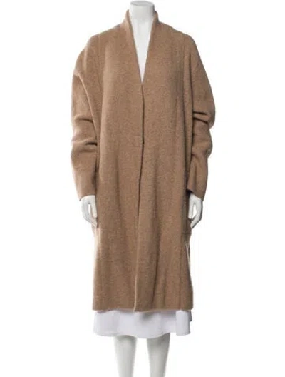 Pre-owned Vince Faux Fur Coat In Neutral