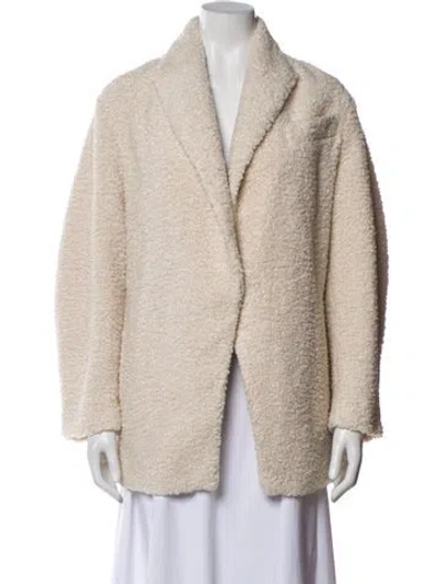 Pre-owned Vince Faux Fur Jacket In Neutral