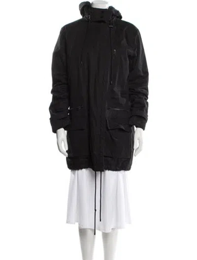 Pre-owned Vince Faux Fur Vest In Black