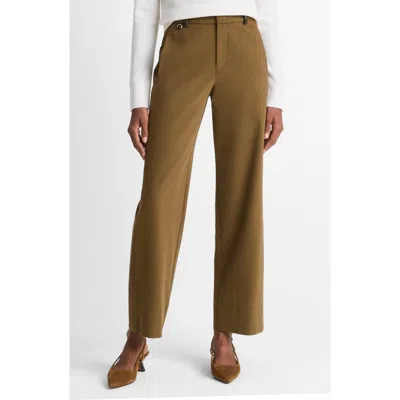 Vince Faux Suede Pants In Brown
