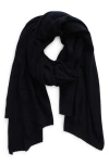Vince Featherweight Cashmere Scarf In Coastal Blue