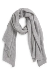 Vince Featherweight Cashmere Scarf In Grey