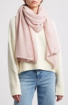 Vince Featherweight Cashmere Scarf In Medium Pink