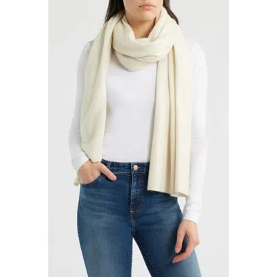 Vince Featherweight Silk & Cashmere Scarf In Neutral