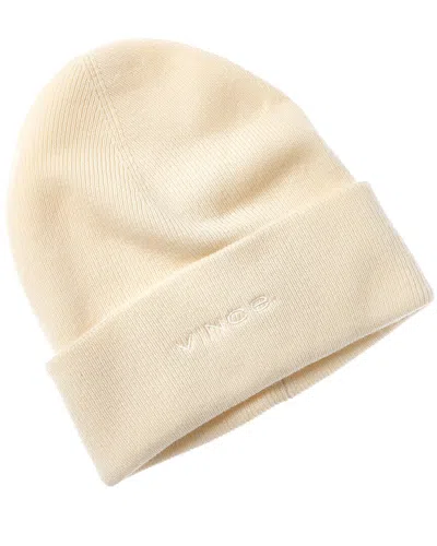 VINCE VINCE FINE RIB DOUBLE LAYER CUFF KNIT HAT