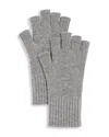 Vince Fingerless Gloves In Heather Grey