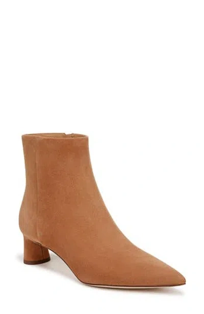 Vince Fitz Leather Bootie In Brown