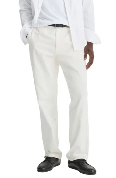 Vince Five-pocket Cotton Chinos In Off White