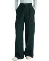 Vince Raver Flannel Cargo Pants In Blue