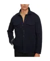 Vince Flap-pocket Shirt Jacket In Black