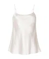 Vince Beige Flowing Blouse With Adjustable Straps In White