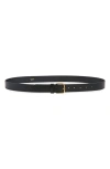 Vince Flat Leather Belt