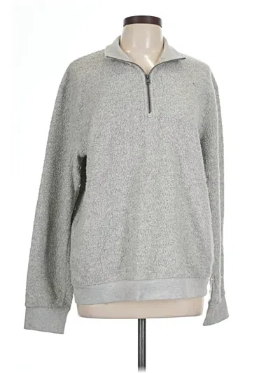 Pre-owned Vince Fleece Jacket In Gray