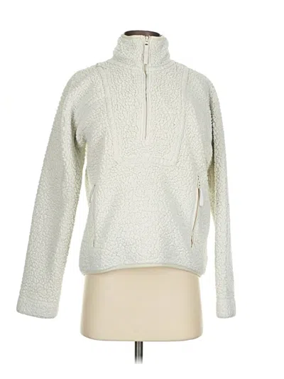 Pre-owned Vince Fleece Jacket In Ivory
