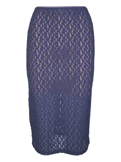 Vince Floral Lace Skirt