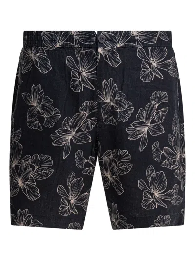 VINCE FLORAL-PRINT SHORTS