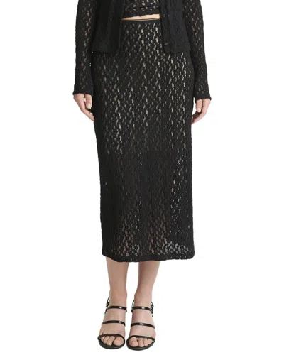 VINCE VINCE FLORAL SMOCKED SKIRT