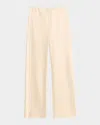 Vince Fluid Bias-cut Crushed Satin Pants In Neutral