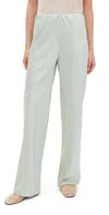 Vince Fluid High Waist Straight Leg Pants In Lt Jade Water
